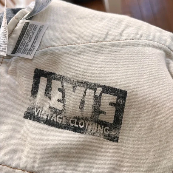 LEVIS VINTAGE CLOTHING- 505-0217 *31x 34- pls read below- rare RED LINE BIG E. - Picture 5 of 16